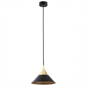 ARGON 4903 | Masseto Argon visilice svjetiljka 1x E27 crno, mesing