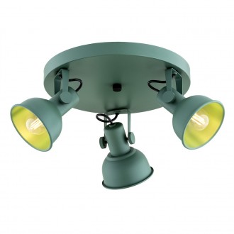 ARGON 6265 | Lenora Argon spot svjetiljka elementi koji se mogu okretati 3x E14 zeleno
