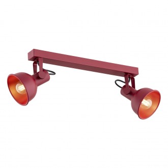 ARGON 7173 | Lenora Argon spot svjetiljka elementi koji se mogu okretati 2x E14 crveno