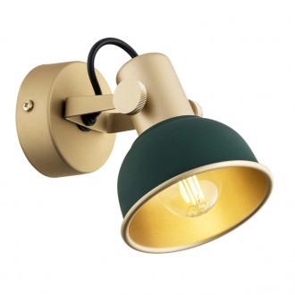 ARGON 8247 | Lenora Argon spot svjetiljka elementi koji se mogu okretati 1x E14 zlatno, zeleno