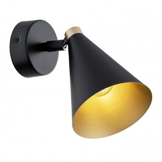ARGON 8253 | Lucinda Argon spot svjetiljka elementi koji se mogu okretati 1x E14 crno, zlatno