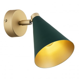 ARGON 8254 | Lucinda Argon spot svjetiljka elementi koji se mogu okretati 1x E14 zlatno, zeleno