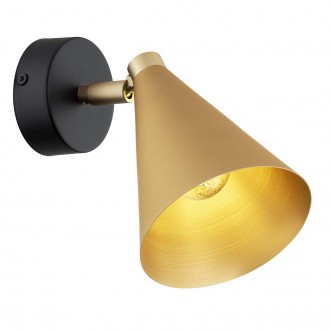 ARGON 8255 | Lucinda Argon spot svjetiljka elementi koji se mogu okretati 1x E14 crno, zlatno