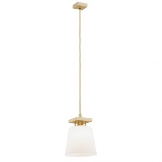 ARGON 8261 | Arden-AR Argon visilice svjetiljka 1x E27 zlatno, opal