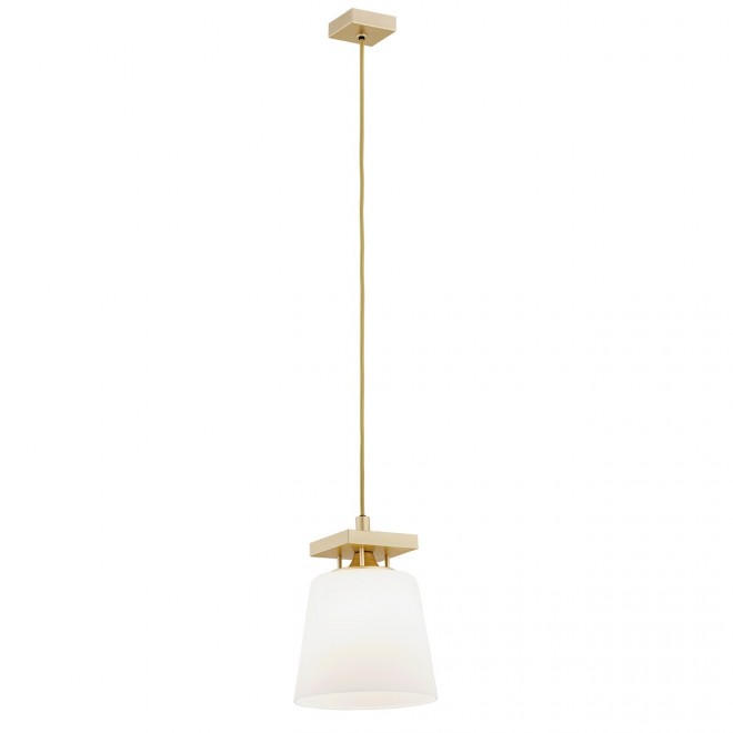 ARGON 8261 | Arden-AR Argon visilice svjetiljka 1x E27 zlatno, opal