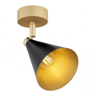 ARGON 8279 | Lucinda Argon spot svjetiljka elementi koji se mogu okretati 1x E14 crno, zlatno