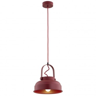 ARGON 8286 | Dakota-AR Argon visilice svjetiljka 1x E27 crveno