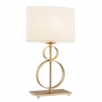 ARGON 8310 | Perseo Argon stolna svjetiljka 42cm s prekidačem 1x E27 zlatno, krem
