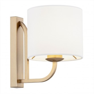 ARGON 8356 | Maranello Argon zidna svjetiljka 1x E27 antik zlato, bijelo