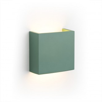 ARGON 8362 | Gent-AR Argon zidna svjetiljka četvrtast 1x LED 486lm 3000K zeleno