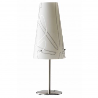BRILLIANT 02747/22 | Isi Brilliant stolna svjetiljka 36cm sa prekidačem na kablu 1x E14 satenski nikal, sivo