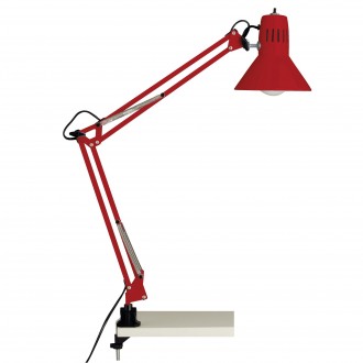 BRILLIANT 10802/01 | Hobby Brilliant sa navojem svjetiljka s prekidačem elementi koji se mogu okretati 1x E27 crveno