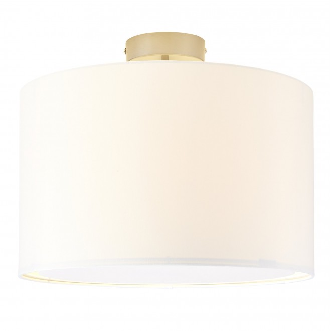 BRILLIANT 13291/05 | Clarie Brilliant stropne svjetiljke svjetiljka 1x E27 satenski nikal, bijelo