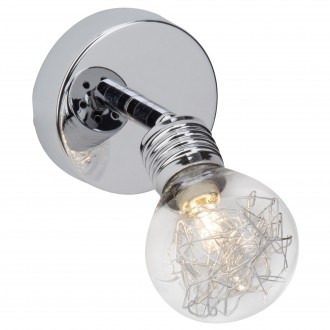 BRILLIANT 21210/15 | Bulb Brilliant spot svjetiljka elementi koji se mogu okretati 1x G9 krom, prozirna