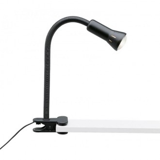 BRILLIANT 24705T06 | FlexB Brilliant svjetiljke sa štipaljkama svjetiljka sa prekidačem na kablu elementi koji se mogu okretati 1x E14 crno