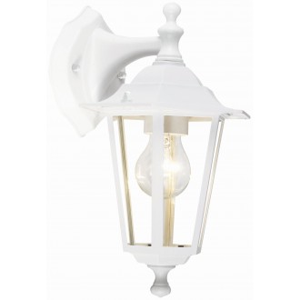 BRILLIANT 40282/05 | CrownB Brilliant zidna svjetiljka 1x E27 IP44 bijelo