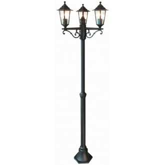 BRILLIANT 40288/06 | CrownB Brilliant podna svjetiljka 200cm 3x E27 IP44 crno