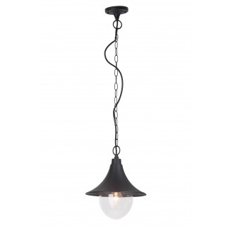 BRILLIANT 41070/06 | Berna Brilliant visilice svjetiljka 1x E27 IP44 crno
