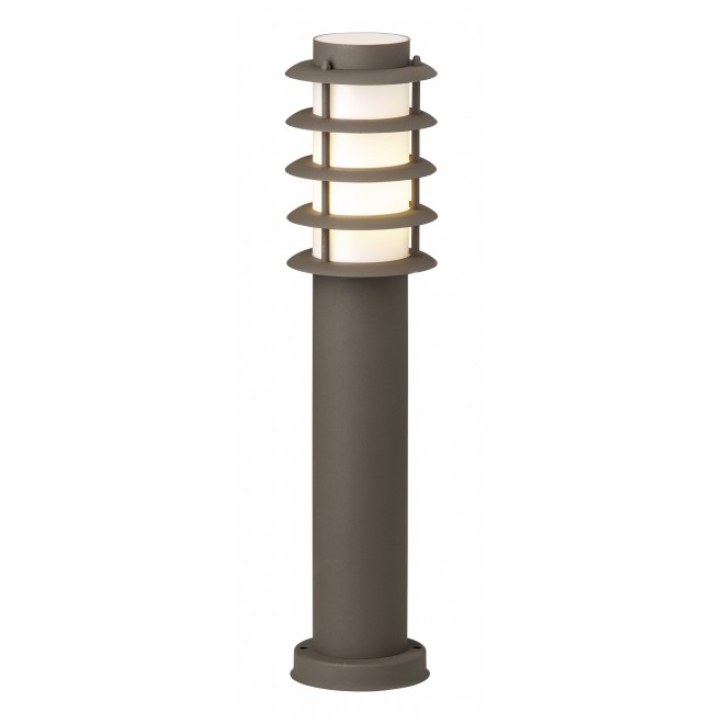 BRILLIANT 46884/55 | OskarB Brilliant podna svjetiljka 51cm 1x E27 IP44 rdža smeđe, bijelo