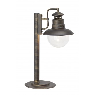 BRILLIANT 46984/86 | ArtuB Brilliant podna svjetiljka 53cm 1x E27 IP44 antik zlato