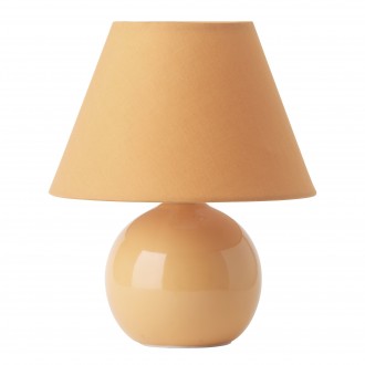 BRILLIANT 61047/38 | PrimoB Brilliant stolna svjetiljka 23cm sa prekidačem na kablu 1x E14 boja kajsijinog cvijeta