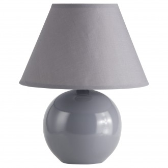 BRILLIANT 61047/63 | PrimoB Brilliant stolna svjetiljka 23cm sa prekidačem na kablu 1x E14 tamno siva