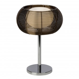 BRILLIANT 61149/53 | Relax-BRI Brilliant stolna svjetiljka 39cm sa prekidačem na kablu 1x G9 bronca, krom