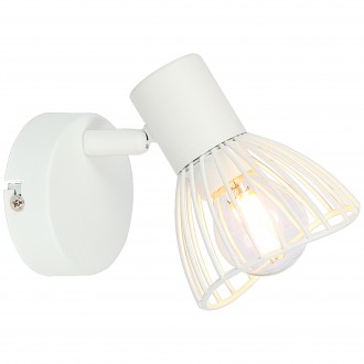BRILLIANT 71910/05 | Elhi Brilliant zidna svjetiljka elementi koji se mogu okretati 1x E14 bijelo