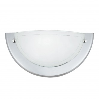 BRILLIANT 90196/15 | Miramar Brilliant zidna svjetiljka 1x E14 krom, bijelo
