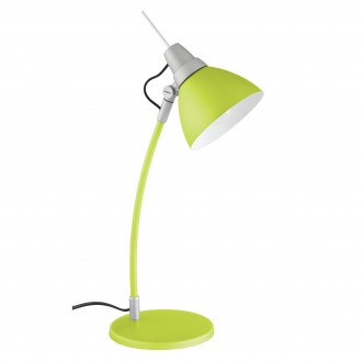 BRILLIANT 92604/04 | Jenny Brilliant stolna svjetiljka 43cm sa prekidačem na kablu elementi koji se mogu okretati 1x E14 zeleno