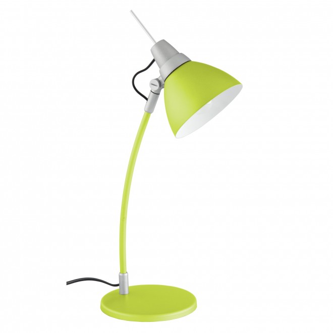 BRILLIANT 92604/04 | Jenny Brilliant stolna svjetiljka 43cm sa prekidačem na kablu elementi koji se mogu okretati 1x E14 zeleno