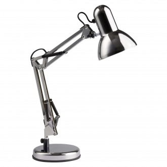 BRILLIANT 92706/15 | Henry Brilliant stolna svjetiljka 50cm sa prekidačem na kablu elementi koji se mogu okretati 1x E27 krom
