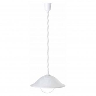 BRILLIANT 93220/05 | FreyaB Brilliant visilice svjetiljka 1x E27 bijelo, bijelo alabaster