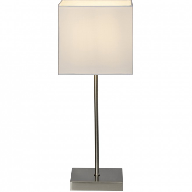 BRILLIANT 94873/05 | Aglae Brilliant stolna svjetiljka 43cm sa dodirnim prekidačem 1x E14 bijelo, krom