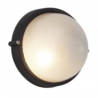 BRILLIANT 96106/06 | Silvester Brilliant zidna svjetiljka 1x E27 IP44 crno