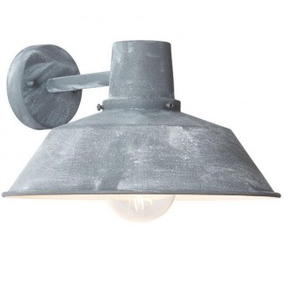 BRILLIANT 96290/70 | Humphrey Brilliant zidna svjetiljka 1x E27 IP44 beton