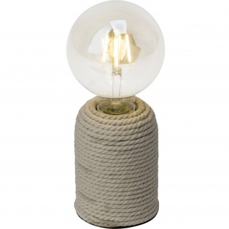 BRILLIANT 98843/09 | Cardu Brilliant stolna svjetiljka 11,5cm sa prekidačem na kablu 1x E27 bezbojno, bijelo