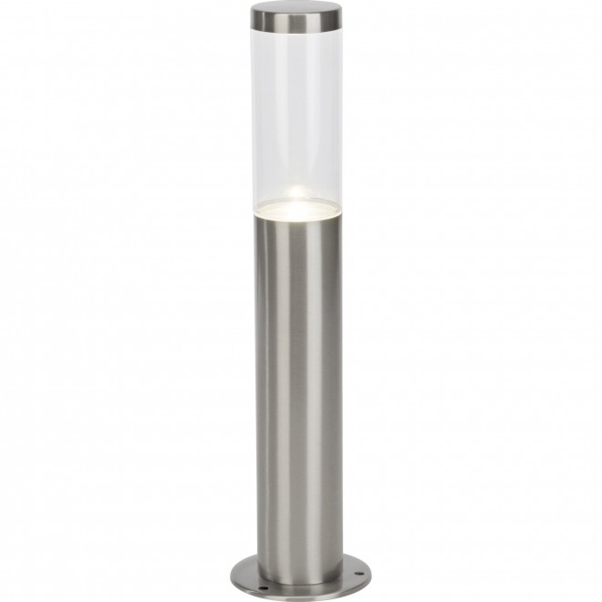 BRILLIANT G40084/82 | BergenB Brilliant podna svjetiljka 40cm 1x GU10 345lm 4000K IP44 plemeniti čelik, čelik sivo, prozirna