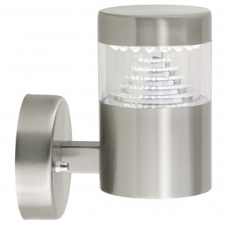 BRILLIANT G43481/82 | Avon Brilliant zidna svjetiljka 30x LED 180lm 6500K IP44 plemeniti čelik, čelik sivo