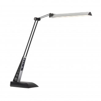 BRILLIANT G92734/06 | Jaap Brilliant stolna svjetiljka 32cm sa tiristorski dodirnim prekidačem elementi koji se mogu okretati 1x LED 420lm 5500K crno