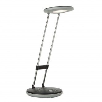BRILLIANT G92926/06 | Venedig Brilliant stolna svjetiljka 23,6cm s prekidačem elementi koji se mogu okretati 1x LED 220lm 3000K crno