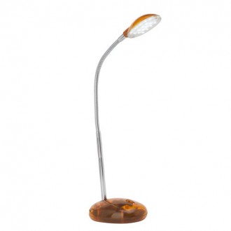 BRILLIANT G92927/07 | Timmi Brilliant stolna svjetiljka 32cm s prekidačem elementi koji se mogu okretati 1x LED 100lm 6000K narančasto