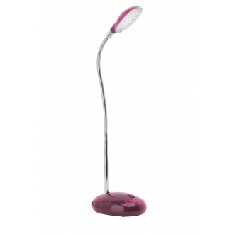BRILLIANT G92927/17 | Timmi Brilliant stolna svjetiljka 32cm s prekidačem elementi koji se mogu okretati 1x LED 100lm 6000K ružičasto