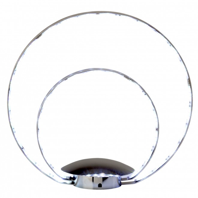 BRILLIANT G92949/15 | MelinaB Brilliant stolna svjetiljka 31cm daljinski upravljač jačina svjetlosti se može podešavati 1x LED krom