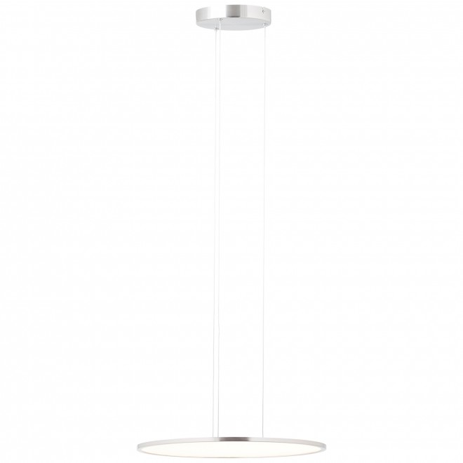 BRILLIANT G93694/13 | CeresB Brilliant visilice svjetiljka s mogućnošću skraćivanja kabla 1x LED 3000lm 3000K satenski nikal