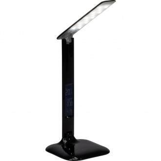 BRILLIANT G94871/06 | GlennB Brilliant stolna svjetiljka 55cm sa tiristorski dodirnim prekidačem 1x LED 300lm 2700 <-> 6500K crno
