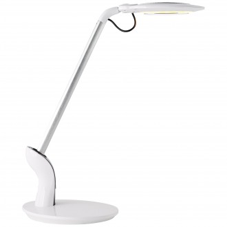 BRILLIANT G99054/05 | Elina-BRI Brilliant stolna svjetiljka 46cm sa tiristorski dodirnim prekidačem elementi koji se mogu okretati 1x LED 625lm 2500 <-> 6100K bijelo, srebrno