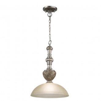 CHIARO 254015201 | Bologna-MW Chiaro visilice svjetiljka 1x E27 645lm antik srebrna, krem