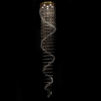 CHIARO 384011306 | Cascade Chiaro stropne svjetiljke svjetiljka 6x GU10 3225lm 2700K zlatno, kristal
