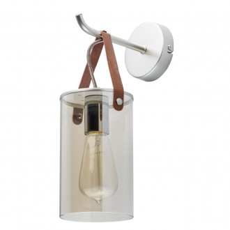 DE MARKT 673025001 | Alpha-MW De Markt zidna svjetiljka 1x E27 630lm srebrno, šampanjac žuto